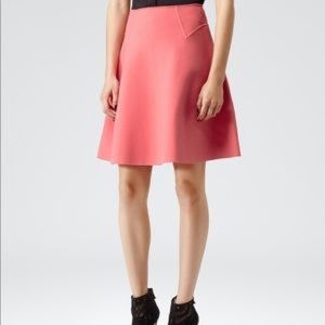 NEW Reiss Stretch Pink Aline Mini Skirt - NWOT
